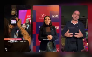 Coberturas e depoimentos da Tagbit para a ESPM Curitiba e a Academic Ventures