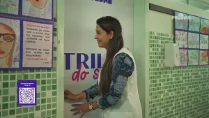 Cena do filme do Instituto Purunã para a campanha Trilha do Saber