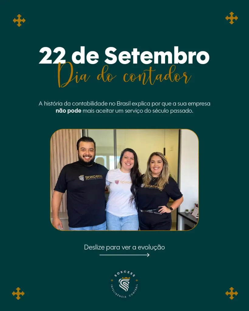 Post da Soxcess Inteligência Contábil