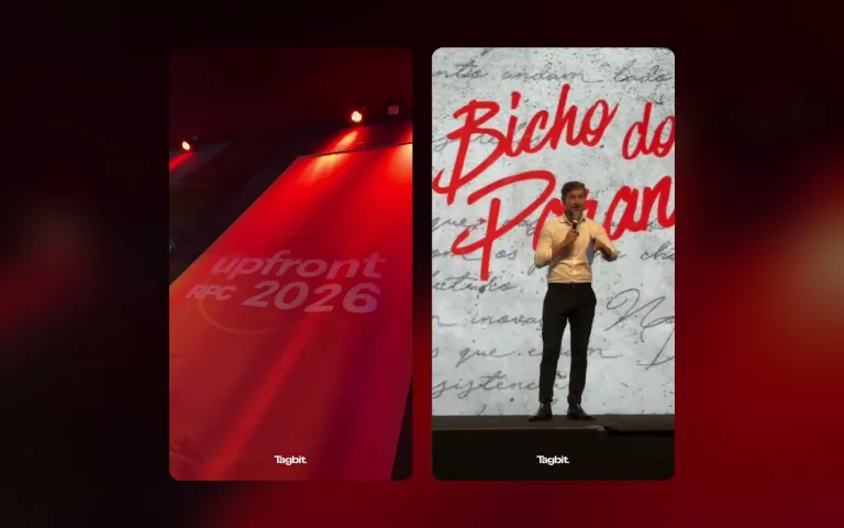 Cobertura da Tagbit no Upfront RPC 2026