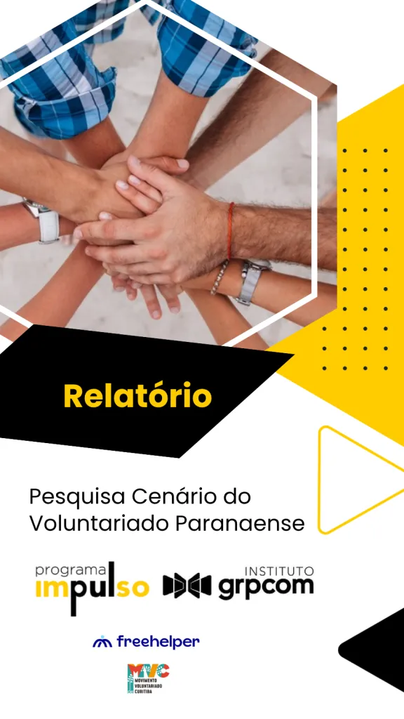 Página do Relatório Cenário do Voluntariado Paranaense